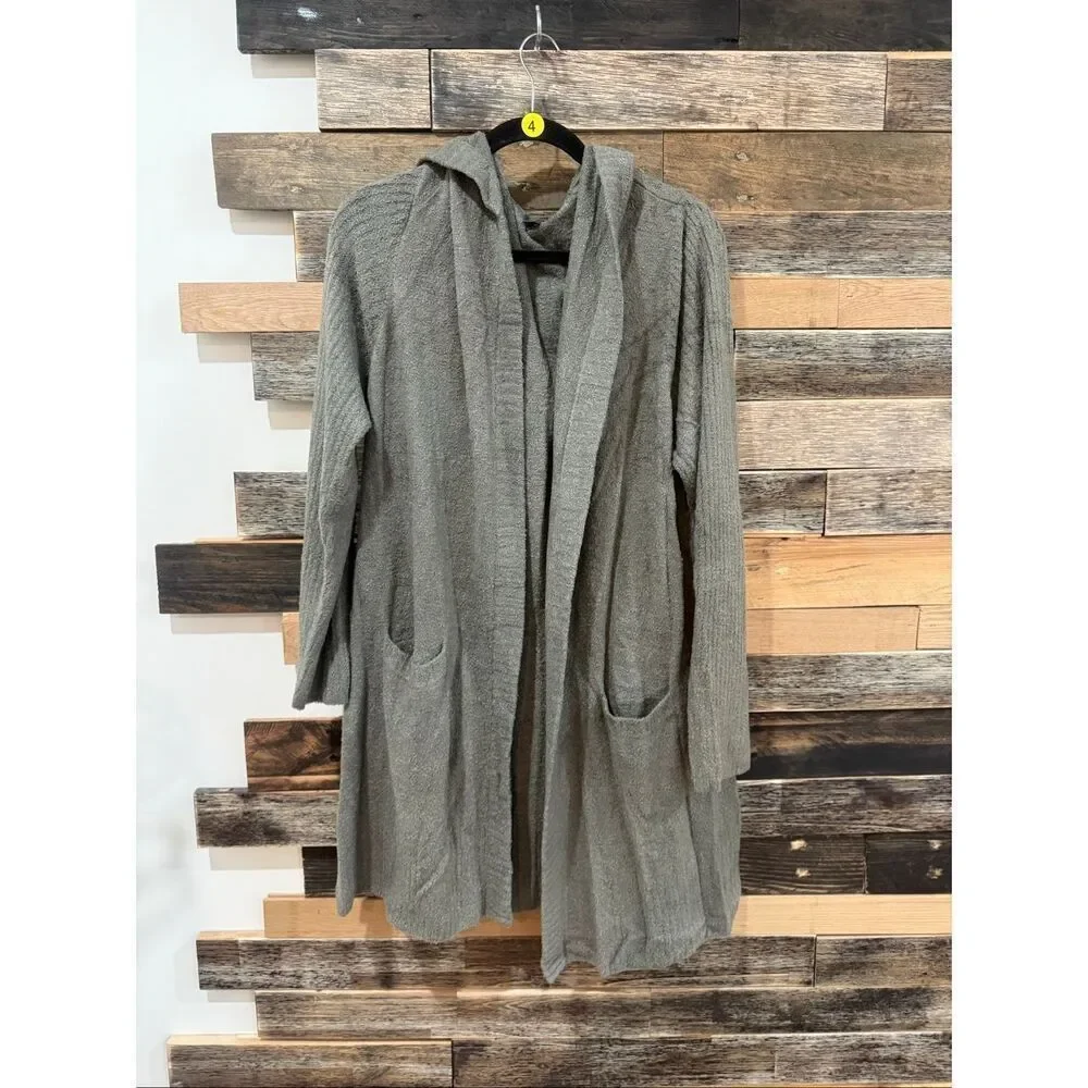Barefoot Dreams Cozy Chic hooded Cardigan plus sz 2X